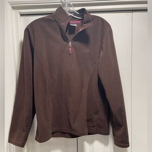 The North Face Brown Fleece Quarter-Zip